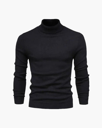 Suéter de cuello alto Gstaad de lana merina