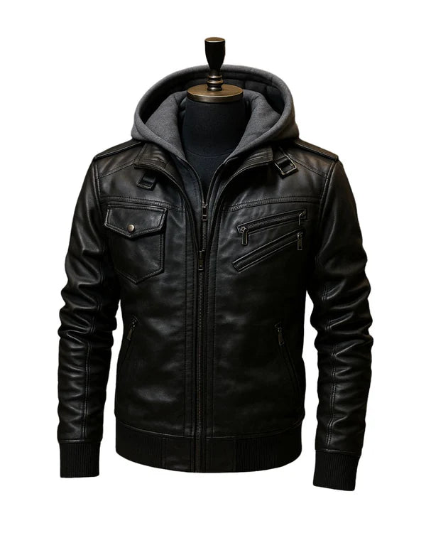 CHAQUETA LONDON - CUERO GENUINO (VELLONI)