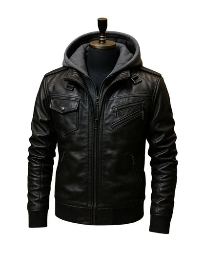 CHAQUETA LONDON - CUERO GENUINO (VELLONI)