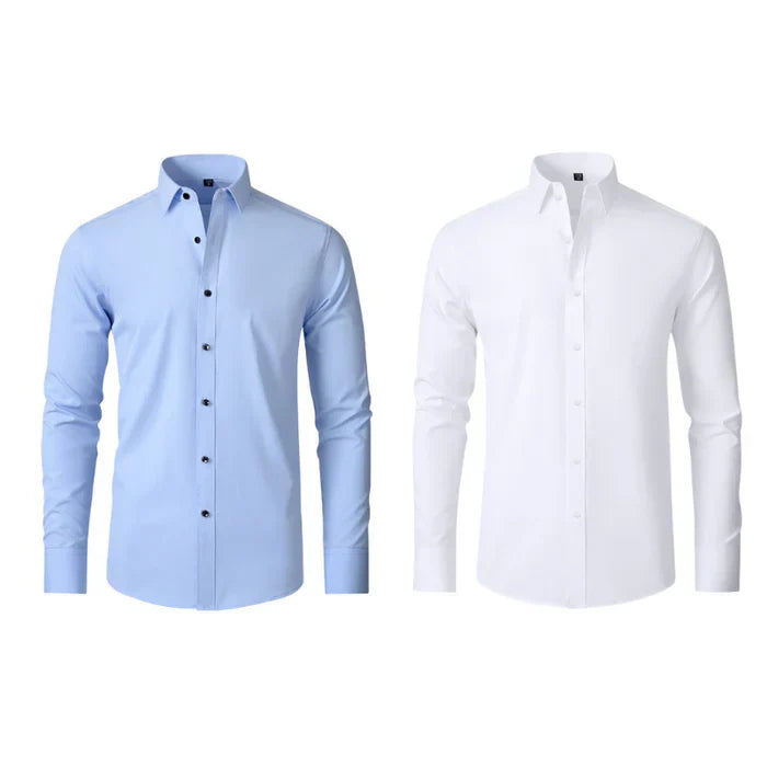 Compra 1 y llévate 2 | Camisa Social Ultra Elastech Antarrugas