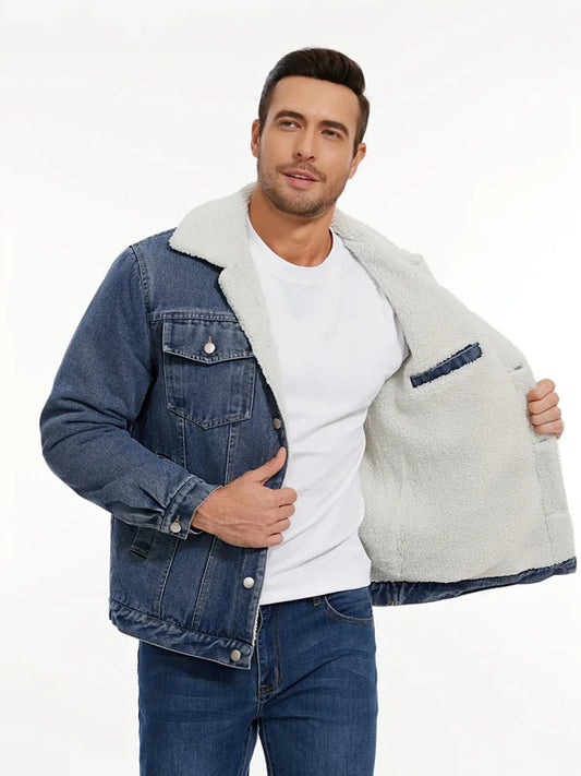 Chaqueta Trucker con forro Sherpa - Velloni
