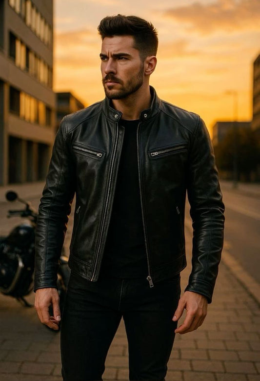 CHAQUETA JACKET JACK - CUERO GENUINO