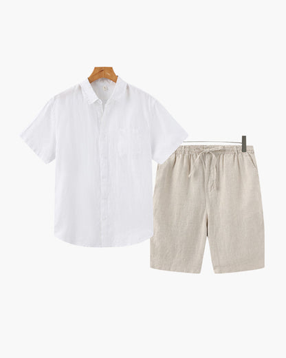 Combo Old Money de Lino (Pantalones Cortos)