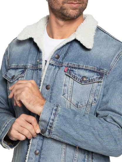 Chaqueta Trucker con forro Sherpa - Velloni