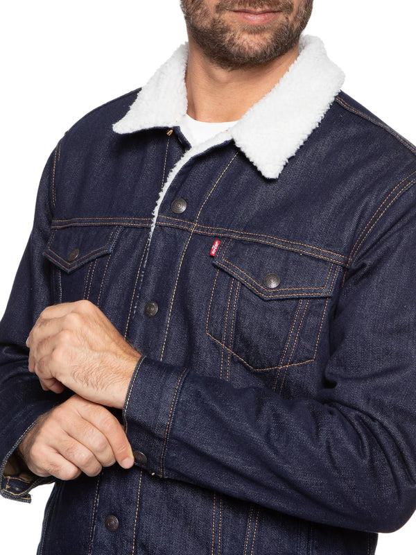 Chaqueta Trucker con forro Sherpa - Velloni