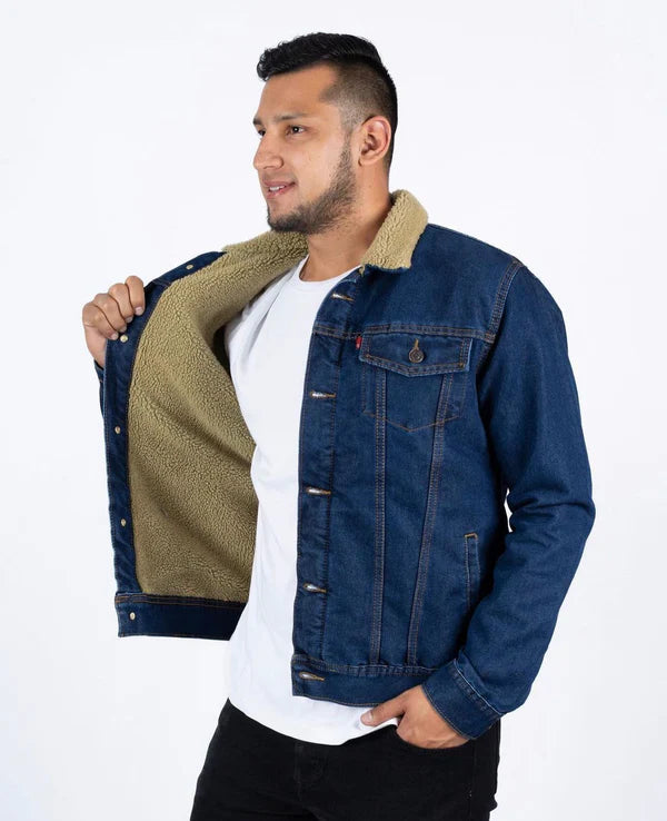 Chaqueta Trucker con forro Sherpa - Velloni