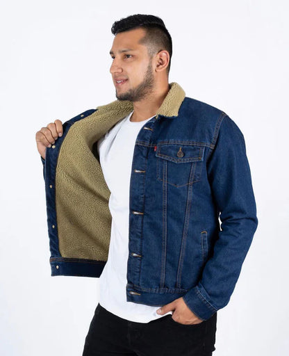 Chaqueta Trucker con forro Sherpa - Velloni
