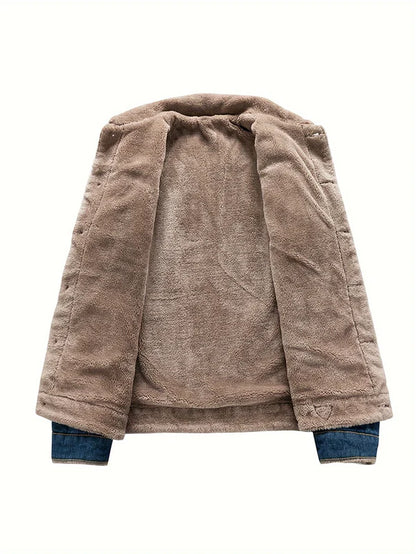 Chaqueta Trucker con forro Sherpa - Velloni