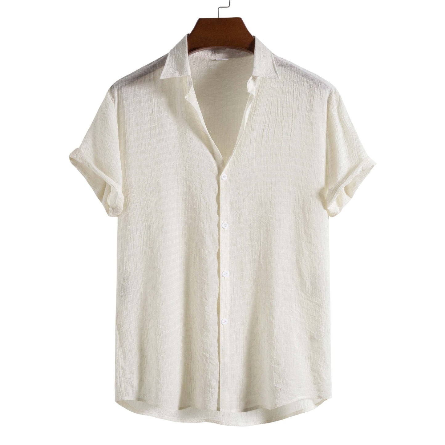 Camisa Elegante de Manga Corta Sartory