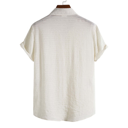 Camisa Elegante de Manga Corta Sartory